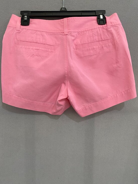 Lilly Pulitzer Pink Cotton Shorts Size 4 Aqua Lined Preppy Summer Classic - Picture 3 of 7